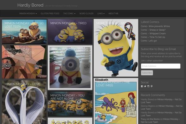 Minimagazine theme site design template sample