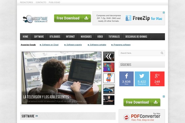 Sahifa theme site design template sample