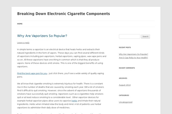 MH TechMagazine theme site design template sample