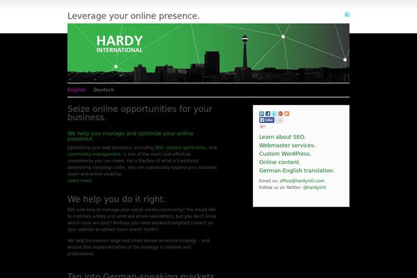 Satoshi theme site design template sample