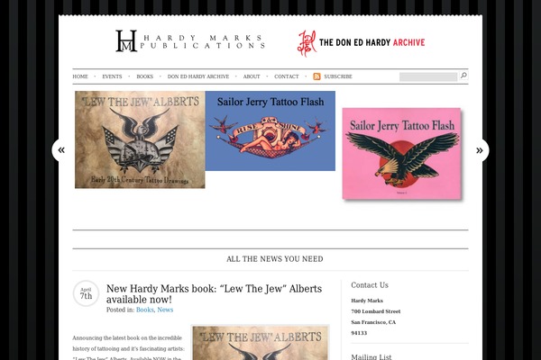 Atlantica theme site design template sample