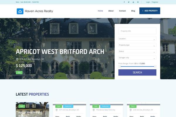 Site using Realia plugin