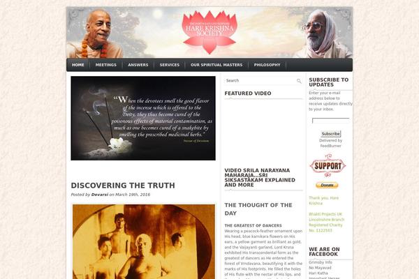 harekrishnasociety.com site used Permanent