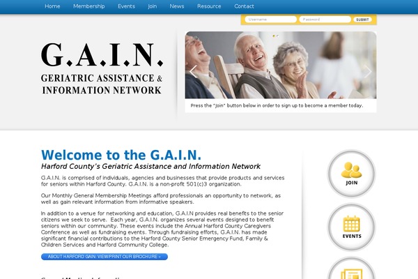 harfordgain.com site used Gain