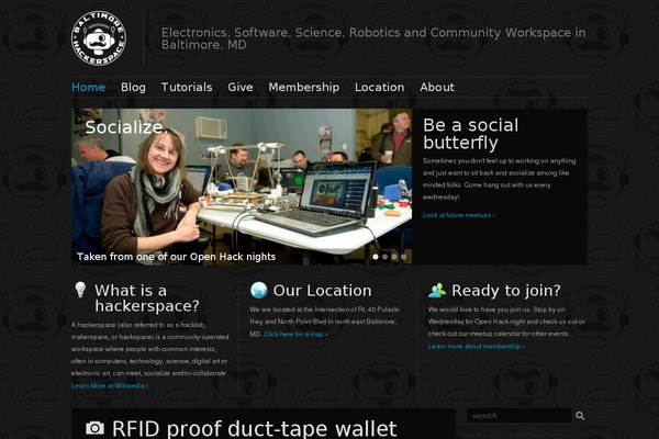 harfordhackerspace.org site used Website-child