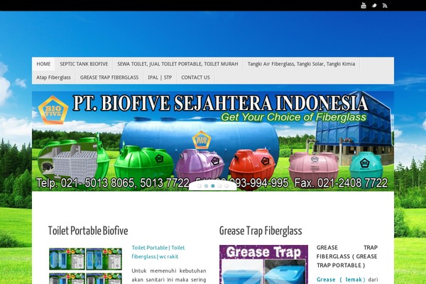 Tempera theme site design template sample