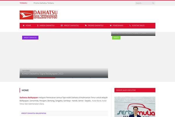 Mag theme site design template sample