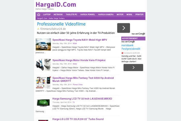 Flat728 theme site design template sample