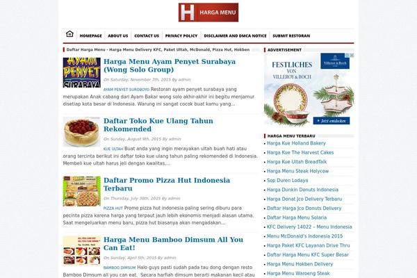 Borderseo theme site design template sample