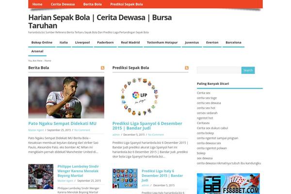 MesoColumn theme site design template sample