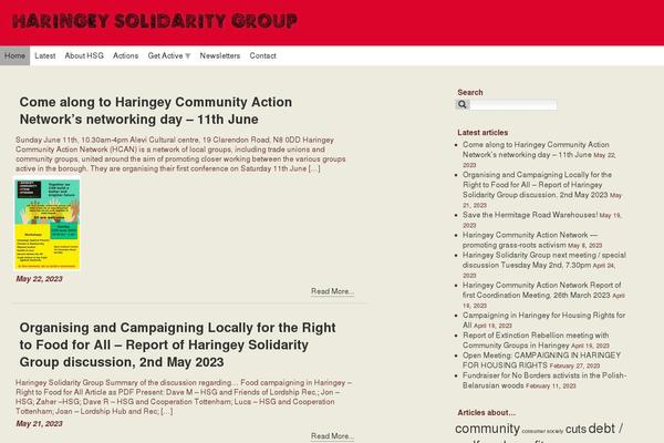 Hsg theme site design template sample