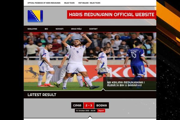 Sporty theme site design template sample