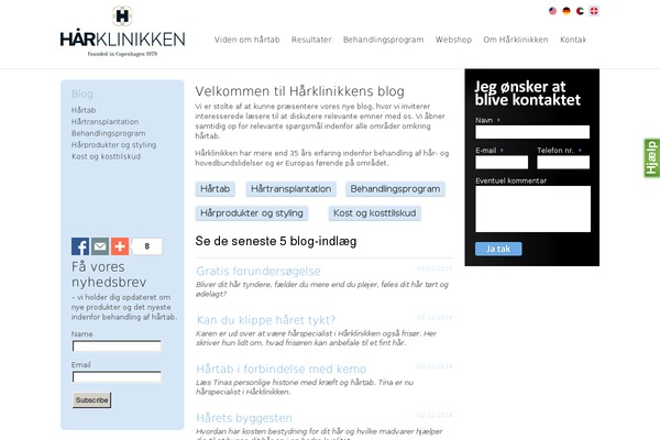 harklinikkenblog.dk site used Maria