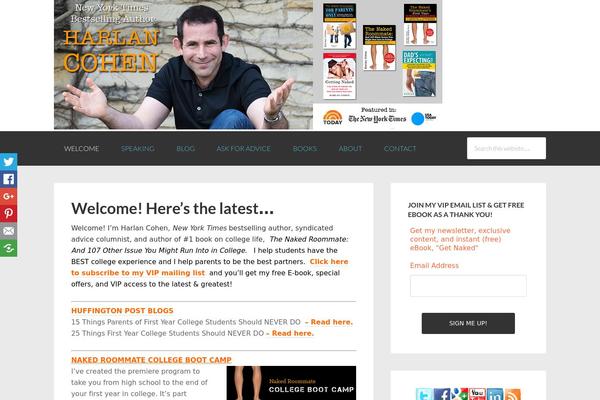 Genesis-sample theme site design template sample