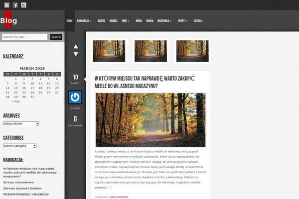 Endolf theme site design template sample