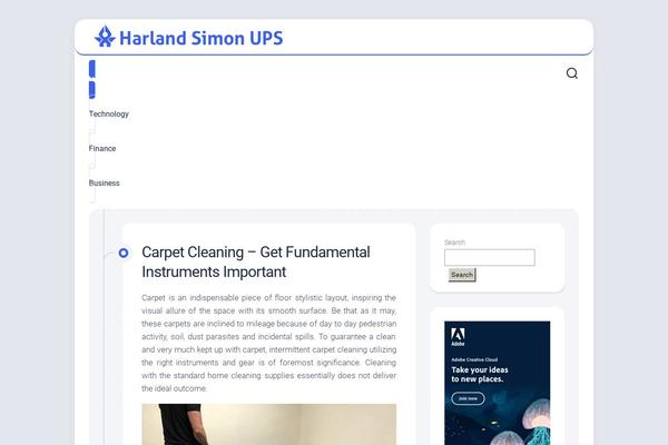 harlandsimonups.com site used Blogstream