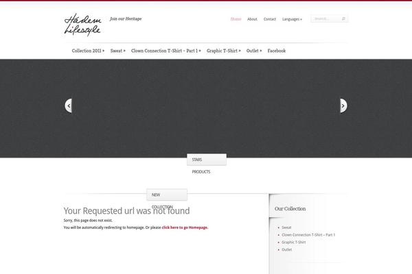 Boutique theme site design template sample