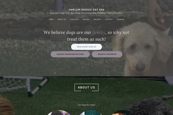 harlemdoggiedayspa.com site used Pique