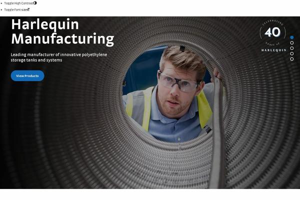 Site using WP Accessibility plugin