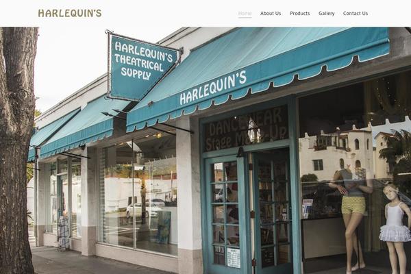 Moustache theme site design template sample