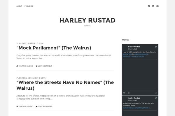 Keratin theme site design template sample