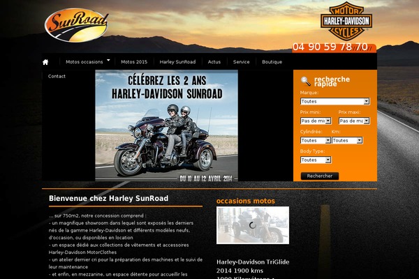 harleysunroad.fr site used Automotive