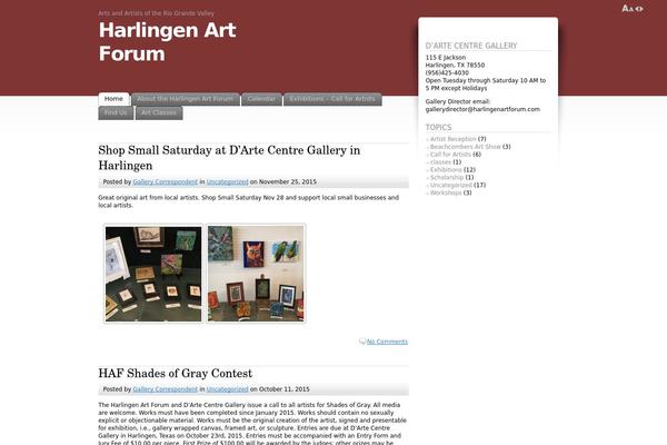harlingenartforum.com site used Fusion