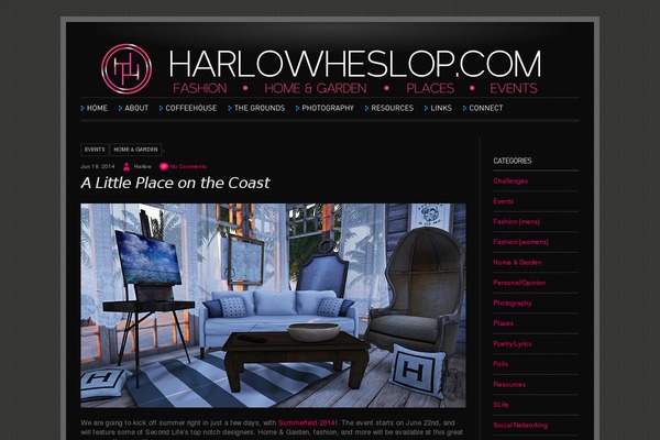 Simploblack theme site design template sample