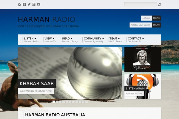 Resurrect theme site design template sample