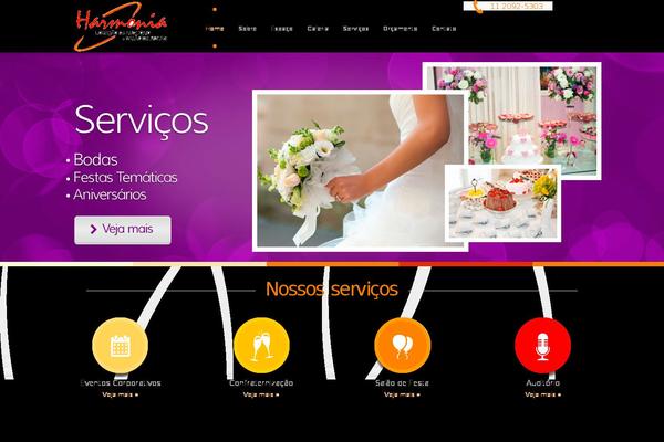 harmonia theme websites examples