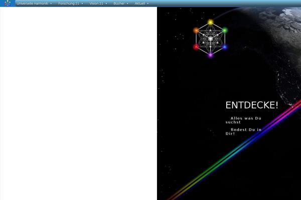 Tesseract theme site design template sample