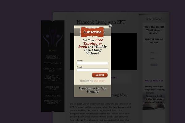 Memoir theme site design template sample