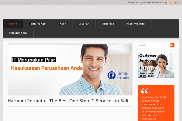 Smart It theme site design template sample
