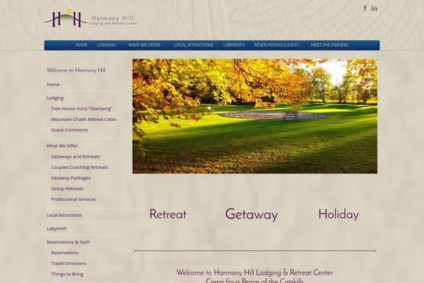 harmonyhillretreat.com site used Whitehousepro6