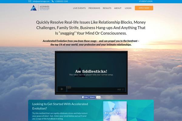 Blandes theme site design template sample