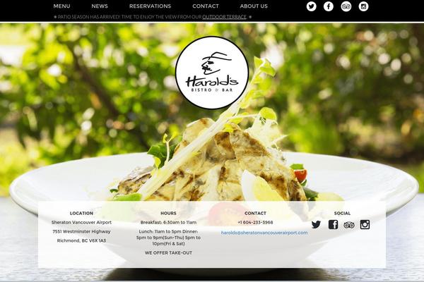 haroldsbistro.com site used Larco