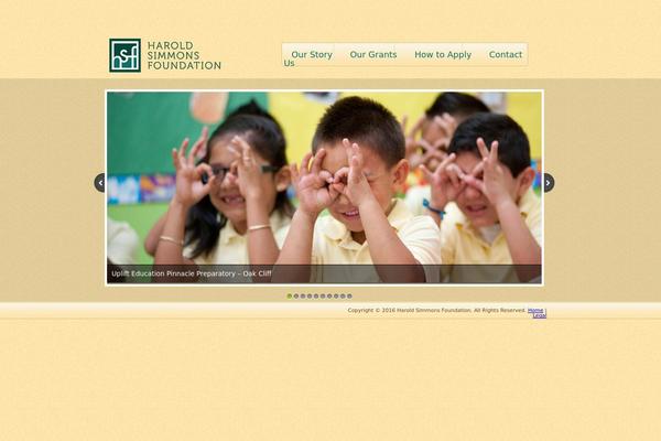 haroldsimmonsfoundation.org site used Harold-simmons-migration