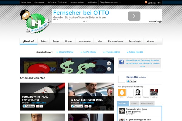 Spectrum theme site design template sample