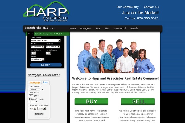 Site using Advanced Real Estate Mortgage Calculator plugin