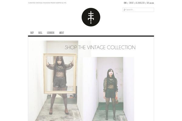 Vintage theme site design template sample
