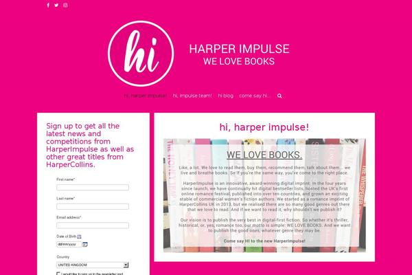 Ruby theme site design template sample