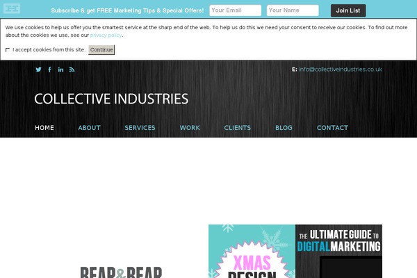 harrietbishop.com site used Collective-industries