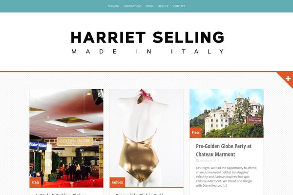 Alizee theme site design template sample