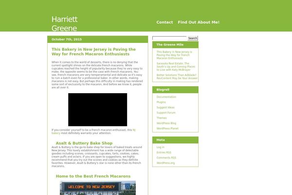 The Go Green Theme theme site design template sample