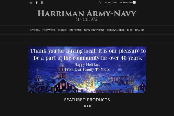 The Leader theme site design template sample