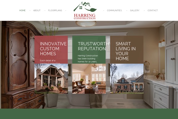 Parker theme site design template sample