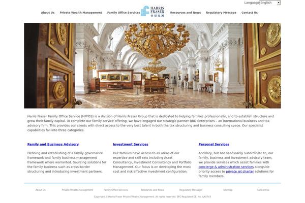 Hf theme site design template sample