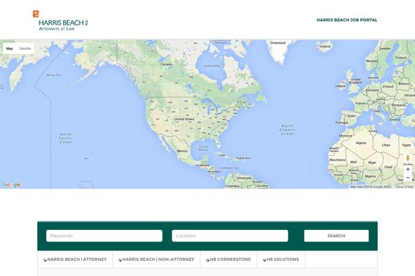 Jobify theme site design template sample