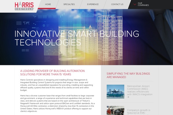harriscontrols.com site used Harris-companies
