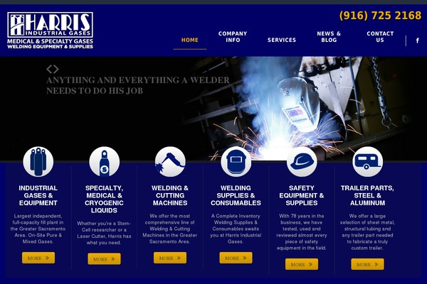 harrisgas.com site used Theme44938